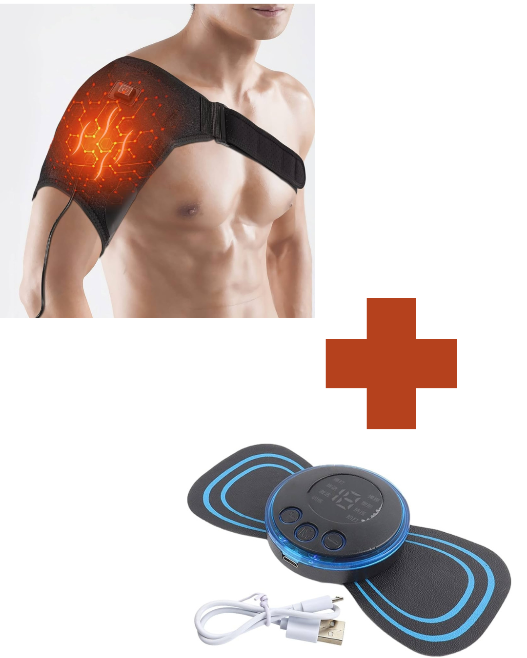 Hombrera termica +2 masajeador de cuello